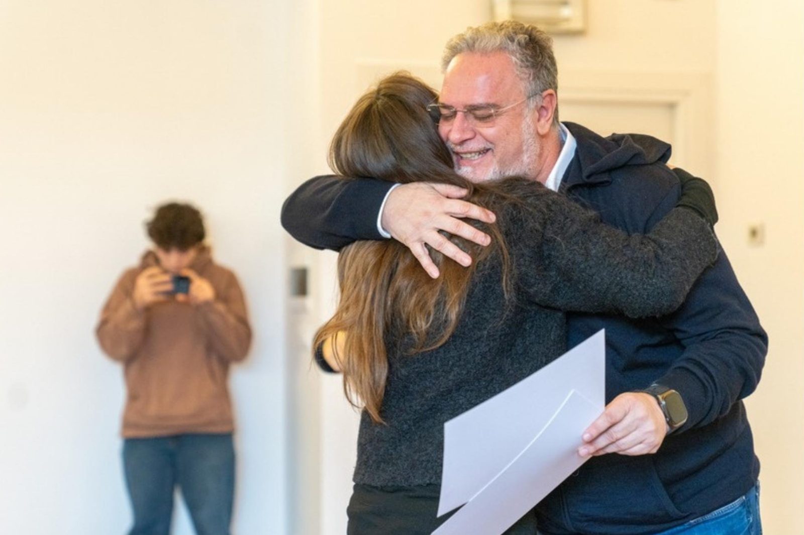 Un abbraccio l'ultimo giorno