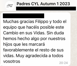 Testimonio: chicos y familias, Verano