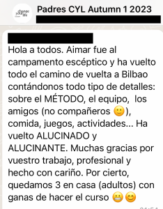 Testimonio: chicos y familias, Verano