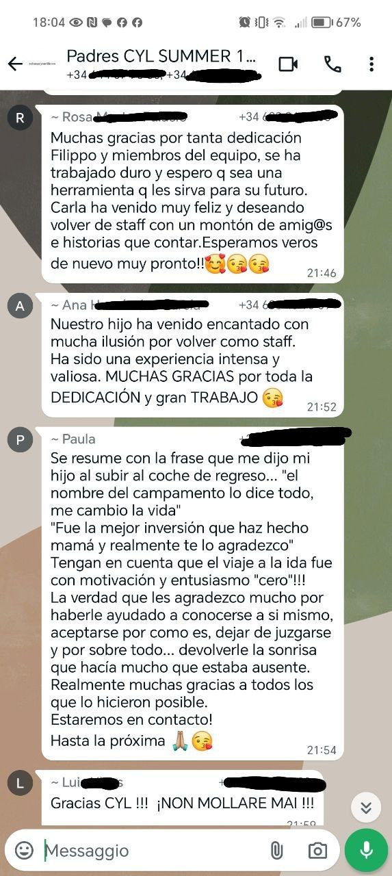 Testimonio: chicos y familias, Invierno