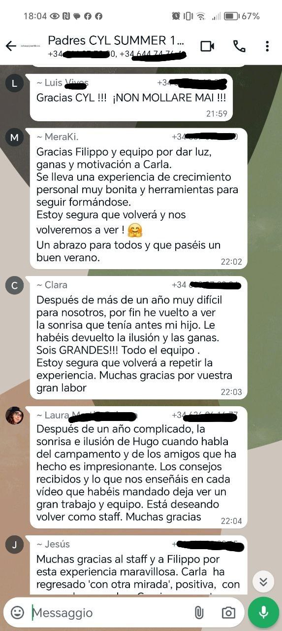 Testimonio: chicos y familias, Invierno