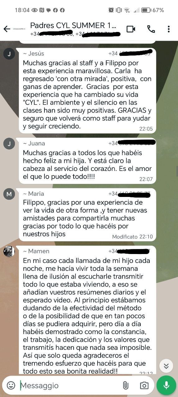 Testimonio: chicos y familias, Invierno