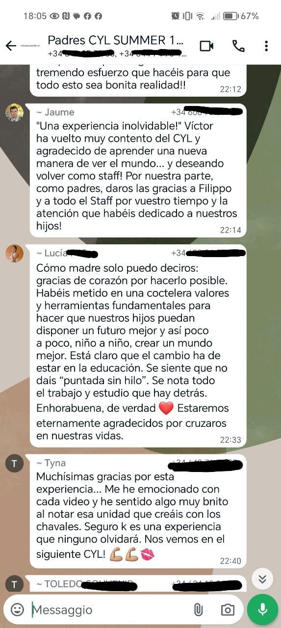 Testimonio: chicos y familias, Invierno