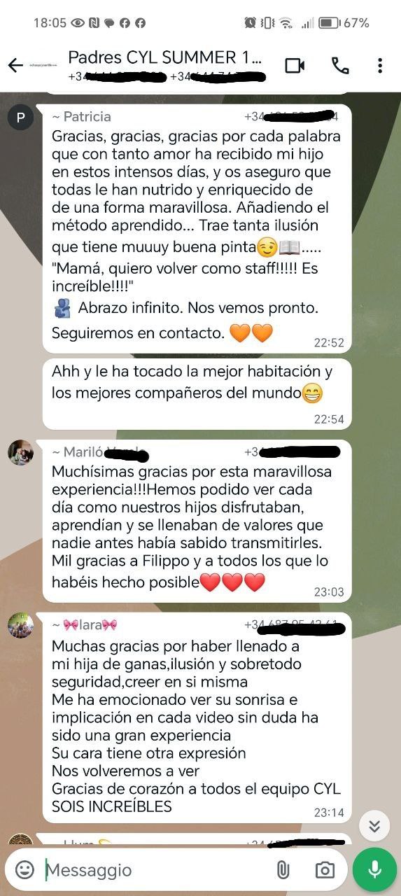 Testimonio: chicos y familias, Invierno