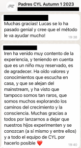 Testimonio: chicos y familias, Invierno