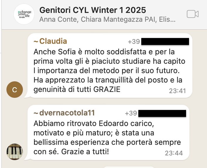 Testimonianza: genitore