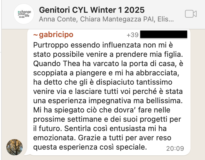 Testimonianza: genitore