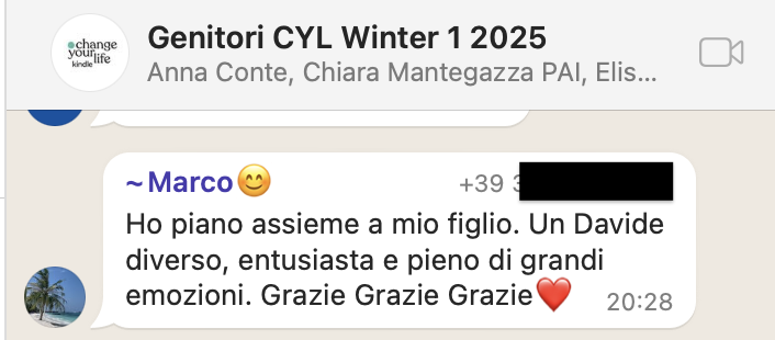 Testimonianza: genitore
