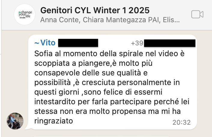 Testimonianza: genitore