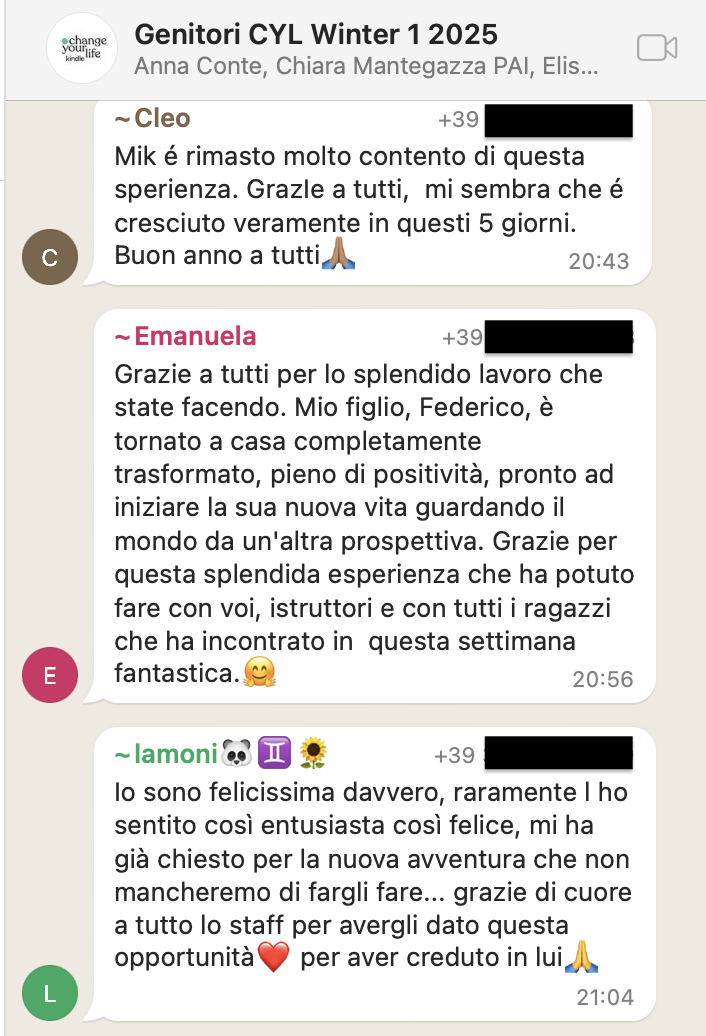 Testimonianza: genitore