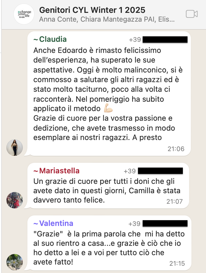 Testimonianza: genitore