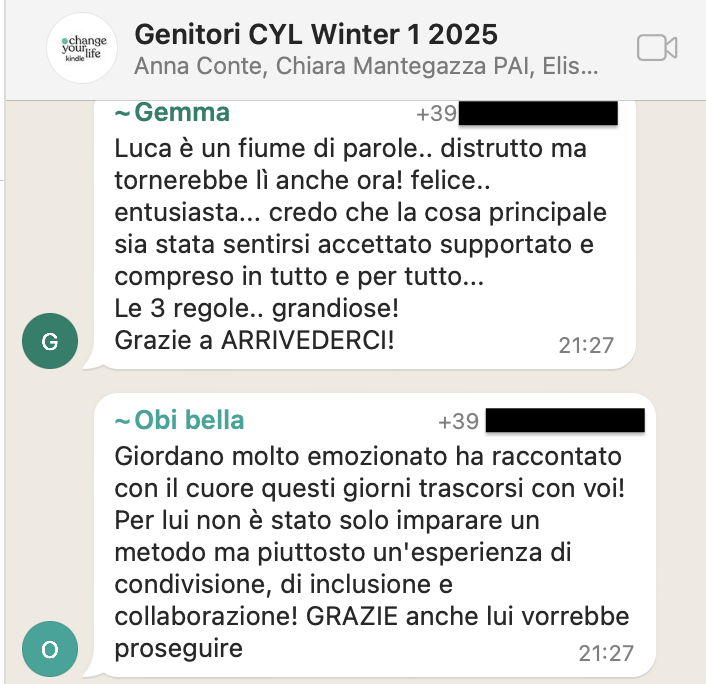 Testimonianza: genitore