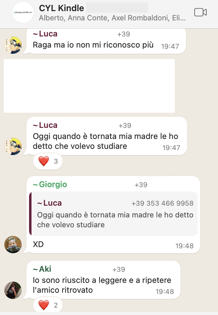 Testimonianza: genitore