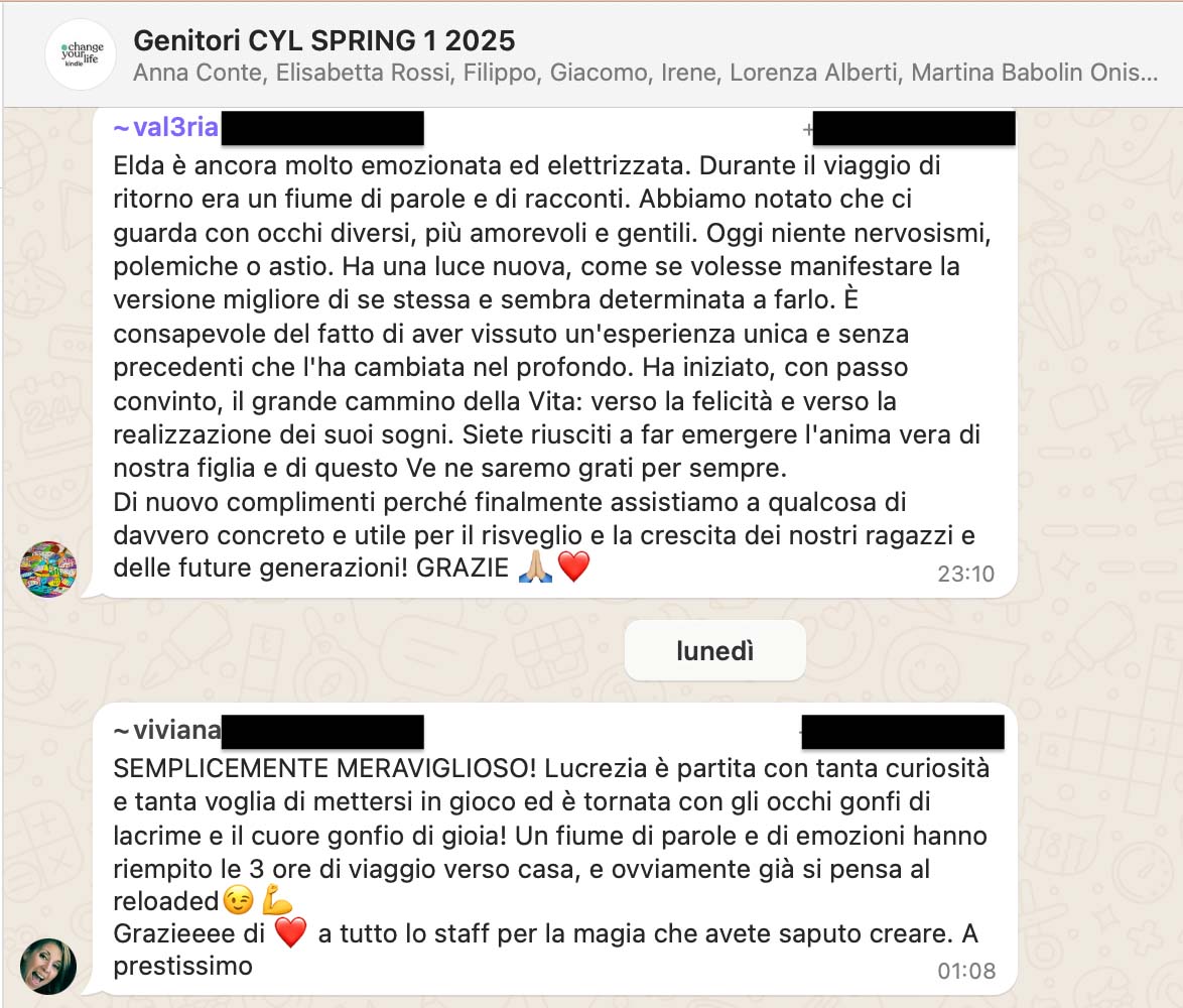 Testimonianza: genitore