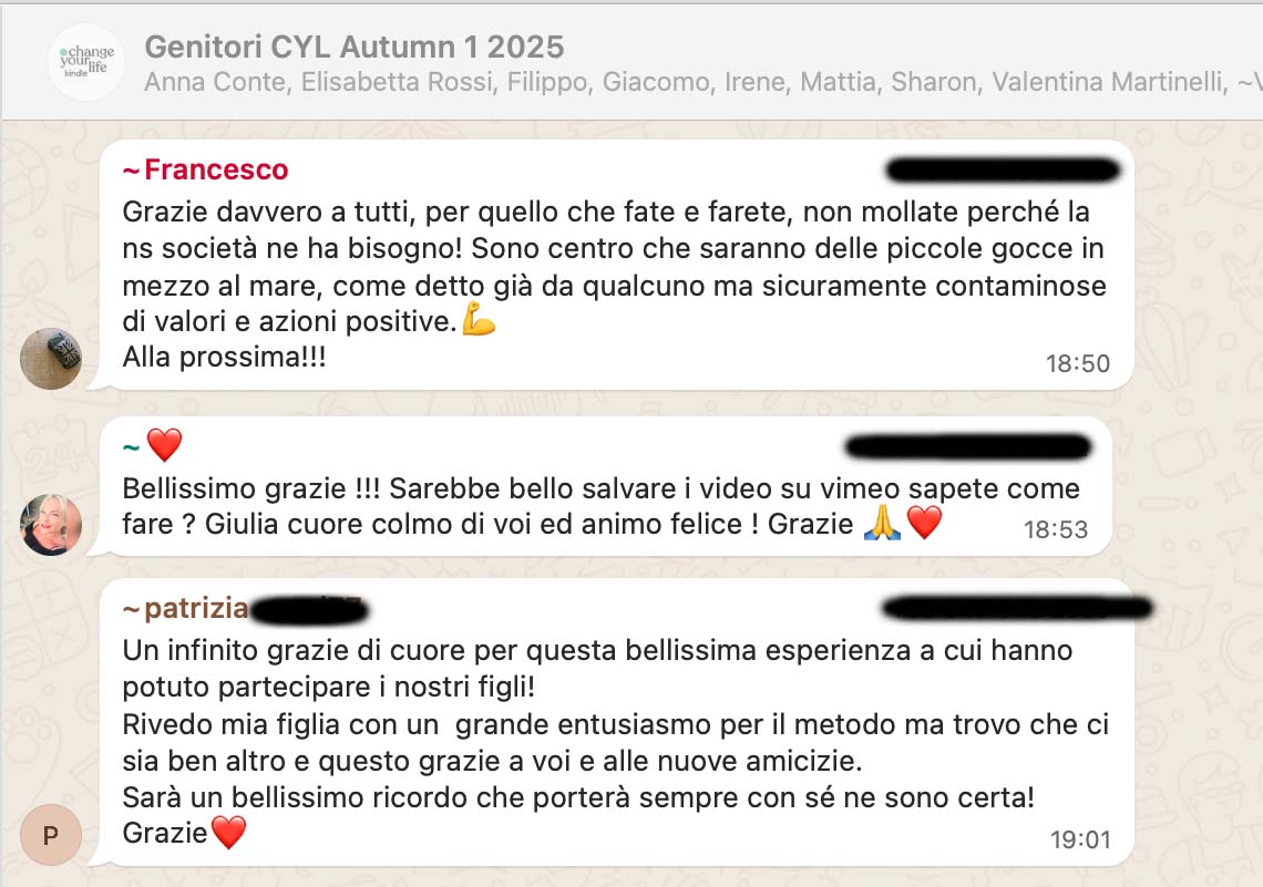 Testimonianza: ragazzo/a, Autumn 1 · 2025