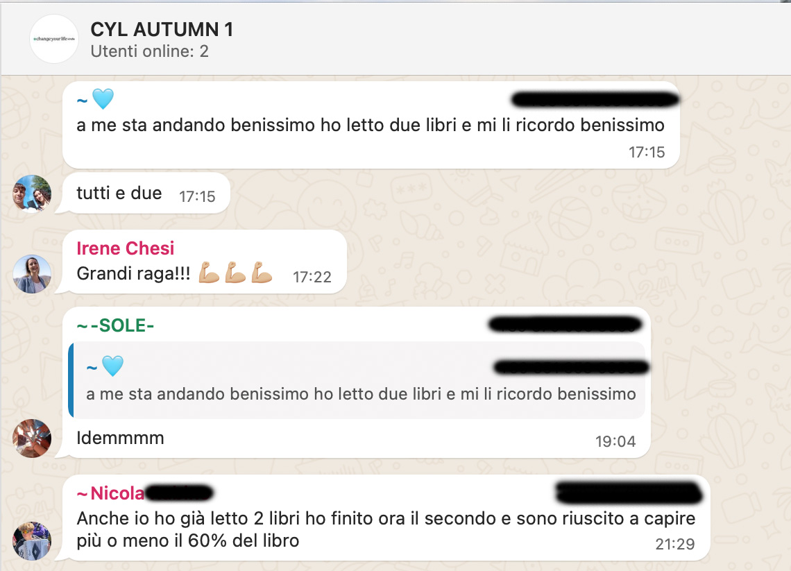 Testimonianza: ragazzo/a, Autumn 1 · 2025