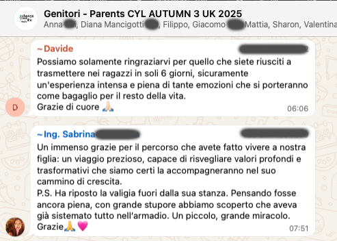 Testimonianza: genitore, Autumn 3 UK · 2025