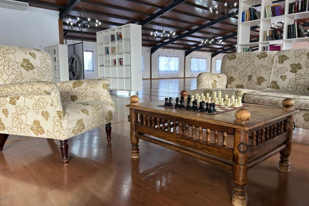 La Finca de la Paz: la sala relax