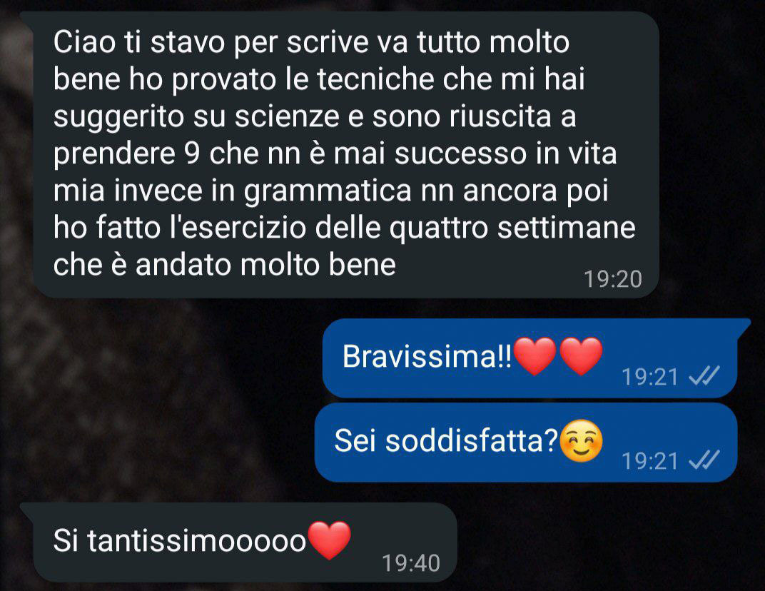Testimonianza: ragazzo/a, Autumn 3 · 2025