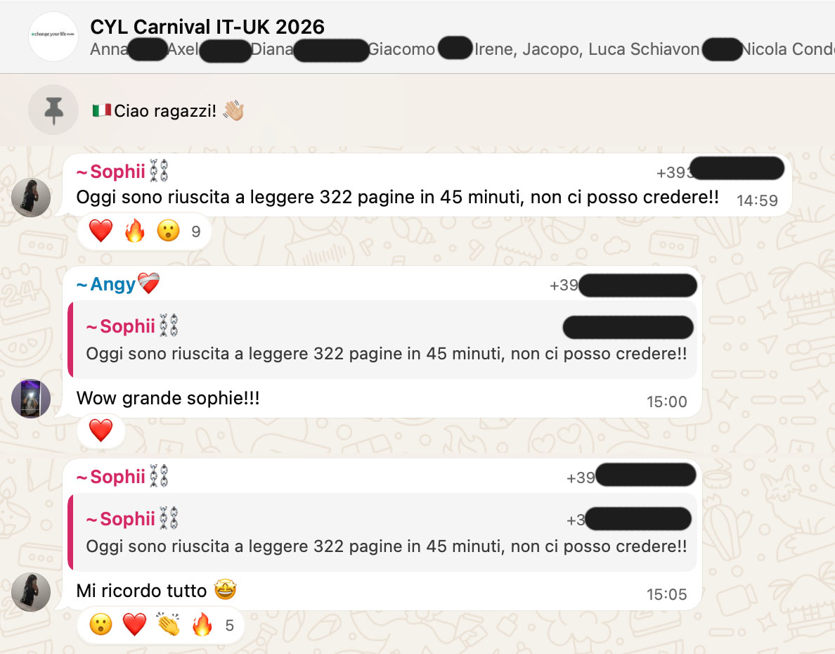 Testimonianza: ragazzo/a, Carnival · 2026